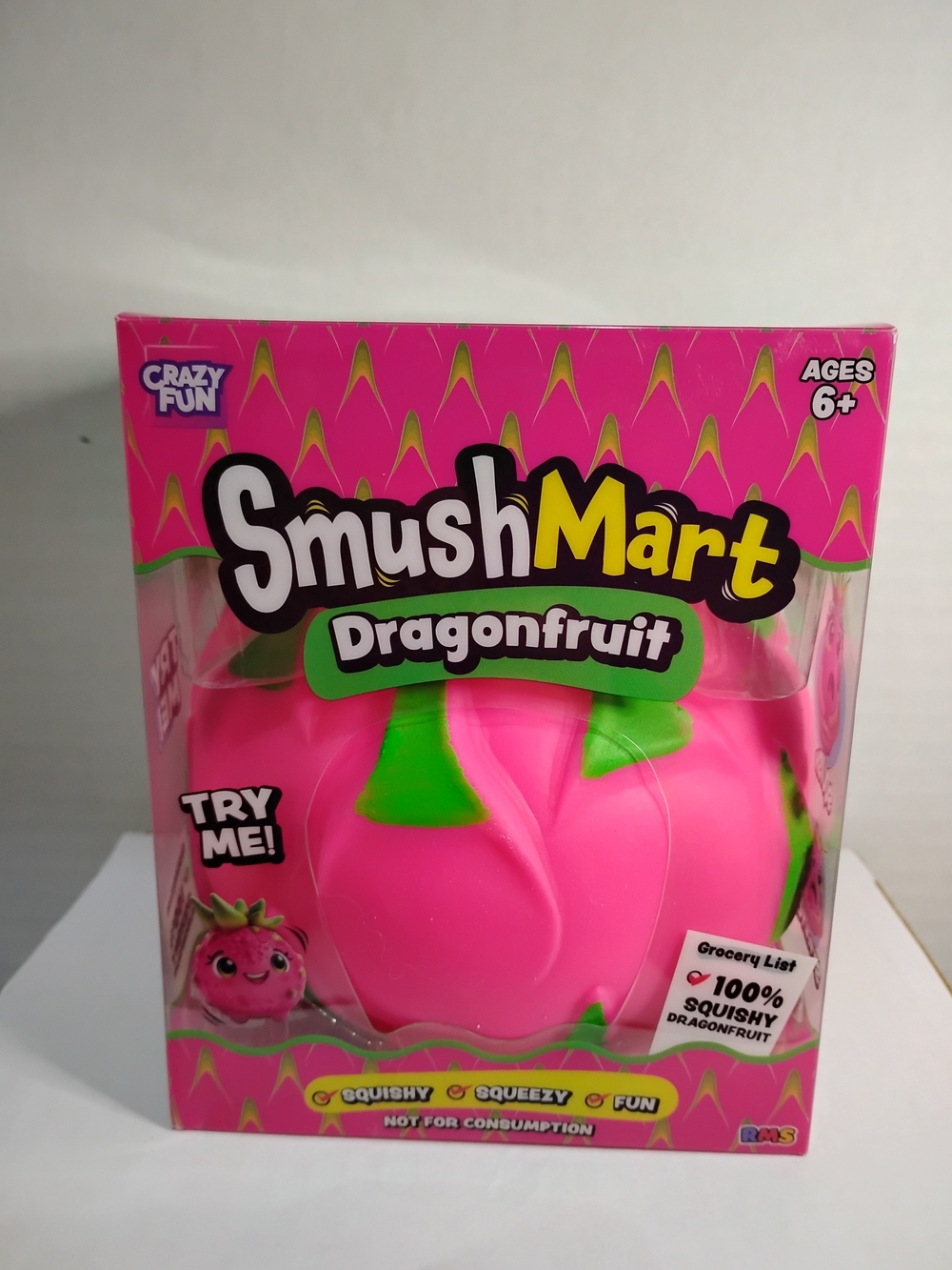 SmushMart Dragonfruit Squishy Toy - Pink